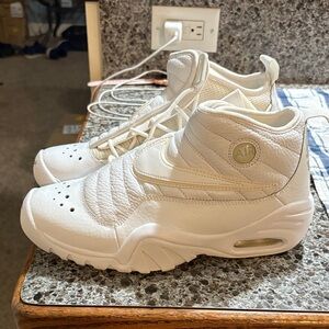 Nike Air Max White High-Top Sneakers  (New Without box size 8